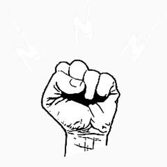 手绘拳头