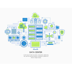 卡通金融抽象图标