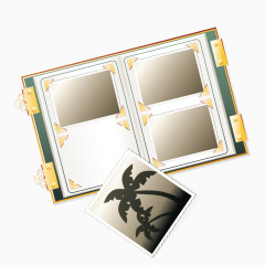 矢量复古文件夹