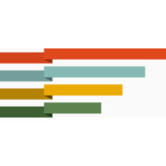 矢量PPT设计折线排列图