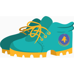 矢量鞋子装饰图案免扣素材