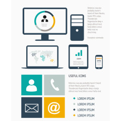ai矢量PPT科技图表