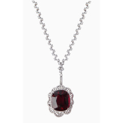血红宝石吊坠