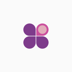 四叶草抽象logo
