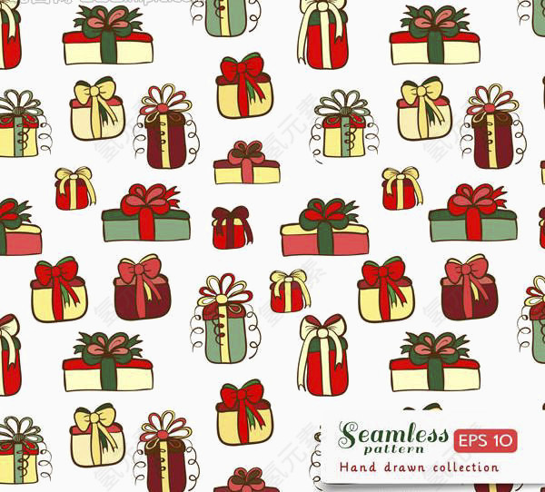 圣诞礼物矢量素材