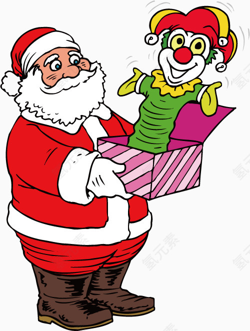 圣诞老人和小丑