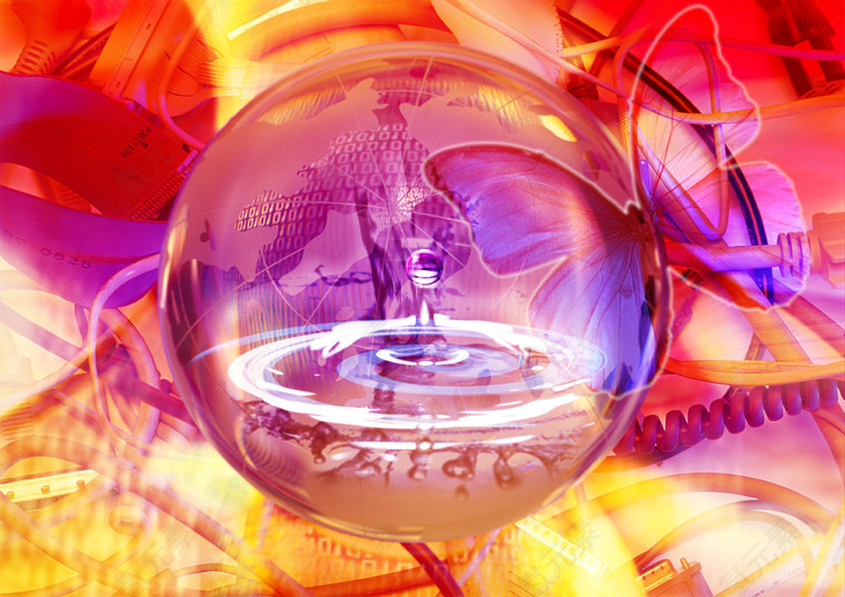 科技 未来 炫彩 时尚 泡泡