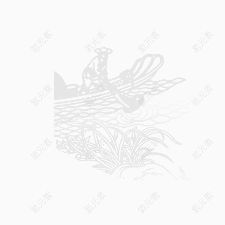 撒网的渔夫