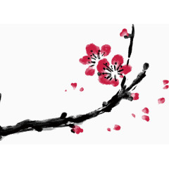 中国风腊梅装饰素材
