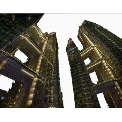 欧美风格建筑市中心