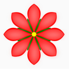 红色的花朵