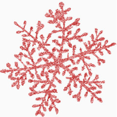 雪花红色