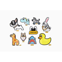 卡通小贴纸赠品图