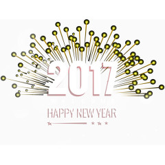 浪漫烟花新年快乐