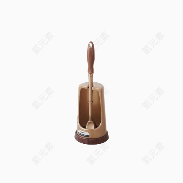 龙士达精品带座卫生刷棕色