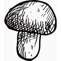蘑菇手绘矢量装饰