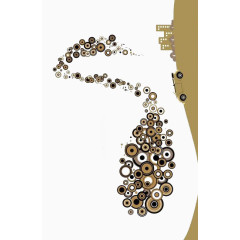 多个小圆圈装饰图片