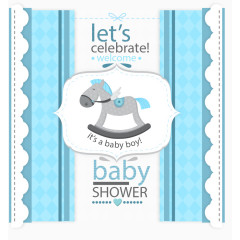 可爱木马邀请函