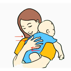 宝妈教如何抱宝宝图片素材