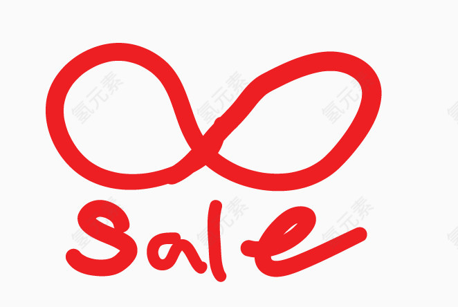 SALE手绘涂鸦矢量素材