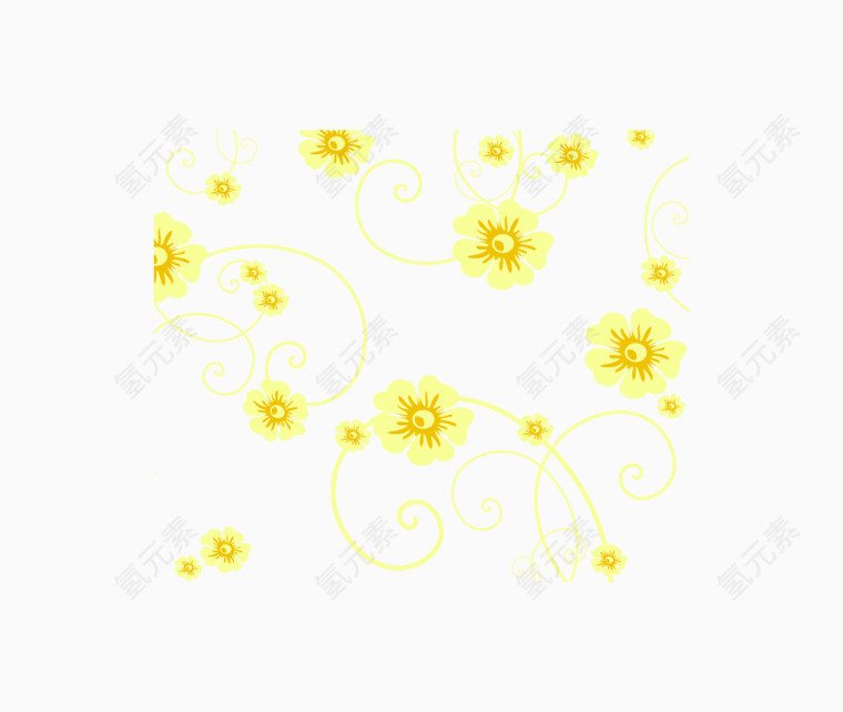 矢量花纹底纹设计素材