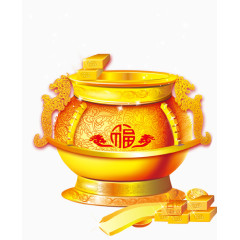 春节香炉装饰高清免抠图素材