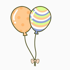 卡通小清新气球