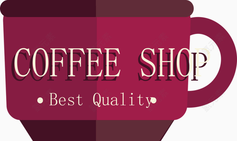 咖啡店标签