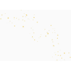 漂浮橙色五角星