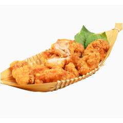 一篮油炸鸡块