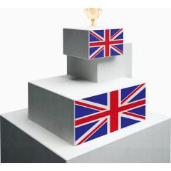 英国方块上的奖杯
