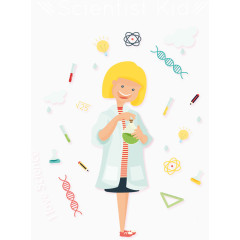 矢量化学老师与分子