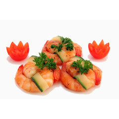 虾仁炒菜