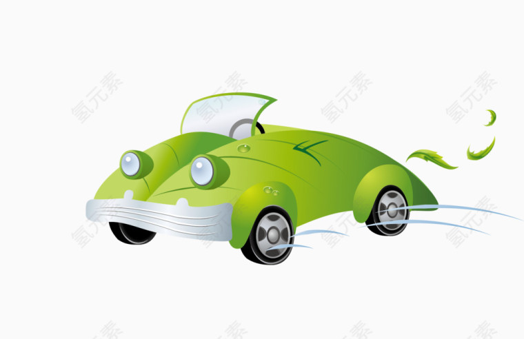 绿色环保小汽车