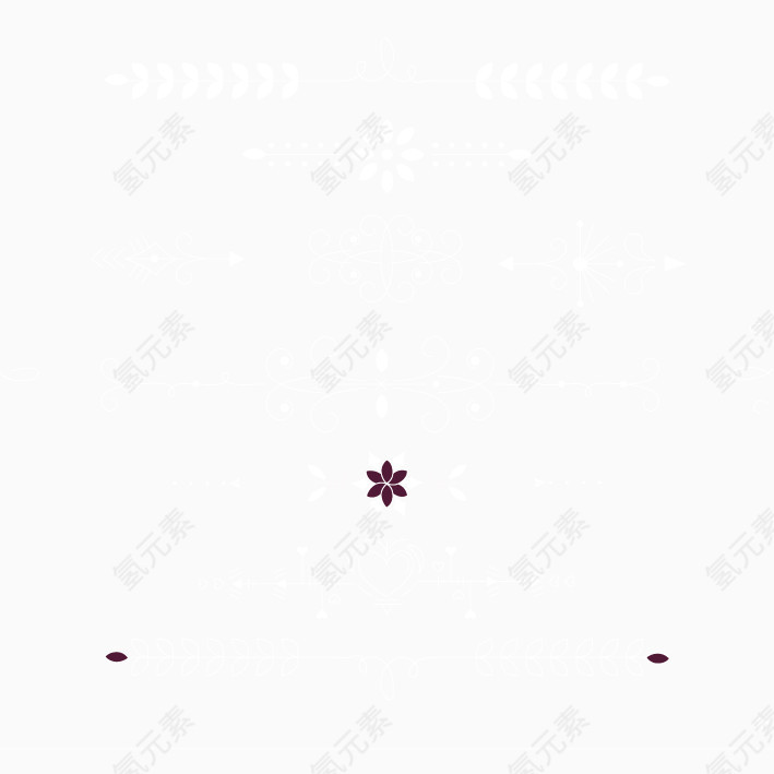 白色花纹
