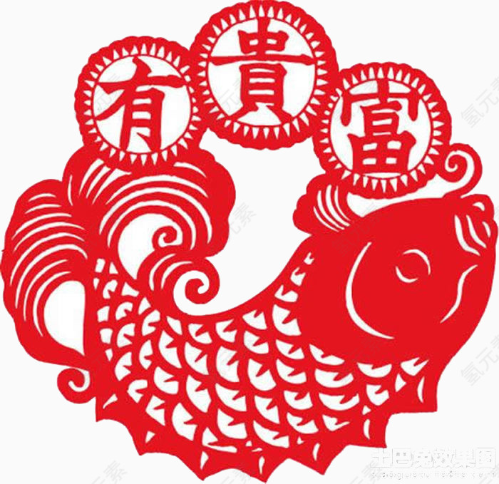 有贵富窗花