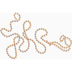 抽象不规则形状项链图案