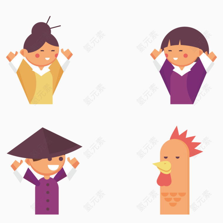 面带微笑的中国人