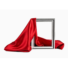 揭幕红色喜庆相框