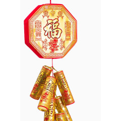 春节炮竹装饰素材