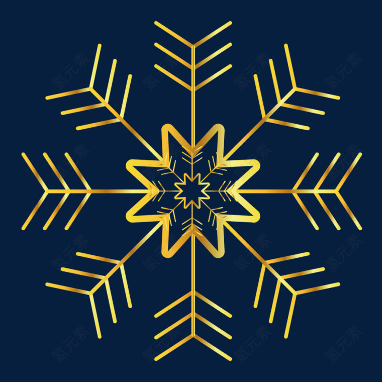雪花金底