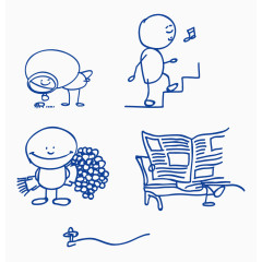 矢量立体卡通素材