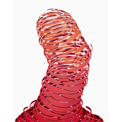 红色旋转创意视觉设计