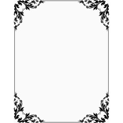 花纹边框