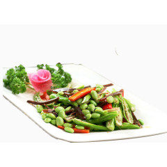 大头菜毛豆子尖椒