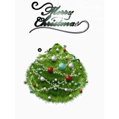 精美圣诞节艺术字矢量图