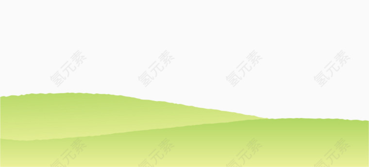 矢量卡通绿色草地素材
