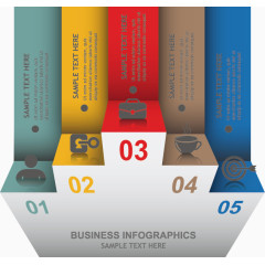 矢量领奖台图表