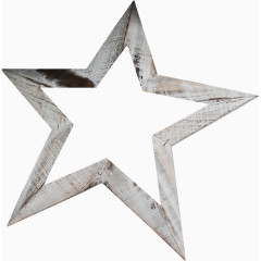 木质镂空五角星