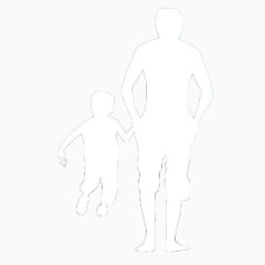 父子剪影